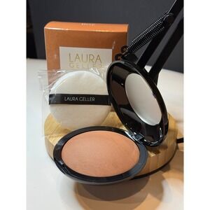 Laura Geller • Double Take Baked Versatile Powder Foundation • Deep • 0.9oz• New